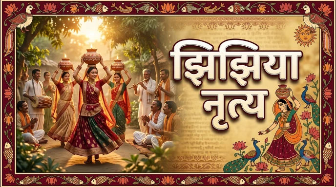झिझिया नृत्य, झिझिया, मिथिला,